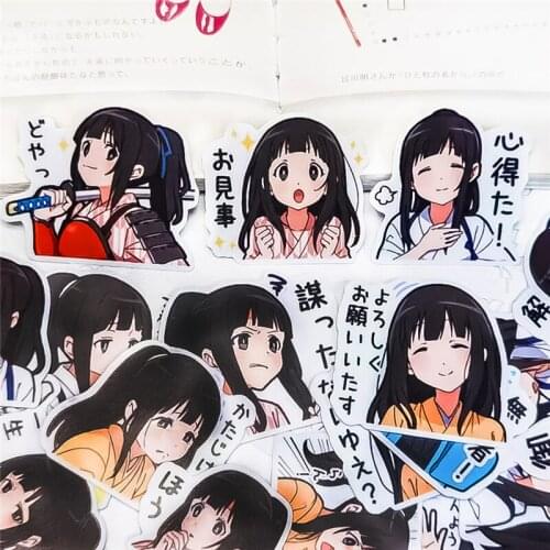 Stickers 40pcs Cute girl Paper Stickers Scrapbooking Decoration DIY toy phoneAblum Diary Label Sticker Kawaii Stationery