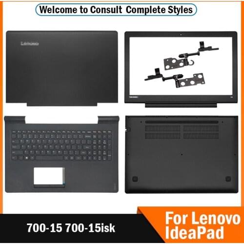 NEW Laptop Top Back Cover For Lenovo IdeaPad 700-15 700-15isk LCD Back Cover/Front bezel/Hinges/Palmrest/Bottom Case Black