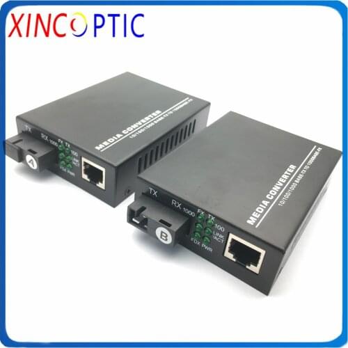 1000M Single Fiber WDM 1550/1490nm 120KM BIDI Bi-Directional Gigabit Ethernet Single Mode SCUPC Fiber Optical Media Converter