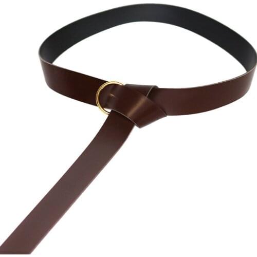 Hot New Middle Ages Belt Cosplay Costumes Accessories Viking Fighting Knight Leather Cartoon Anime Waistband Vintage Style