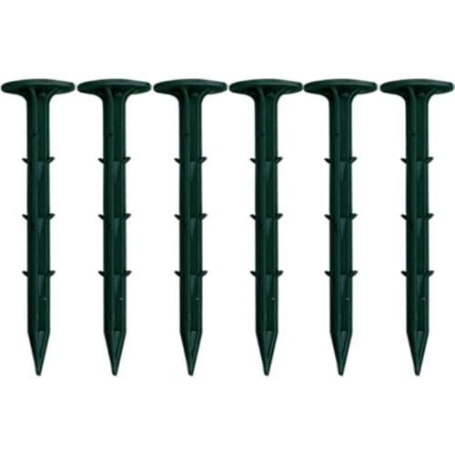 Gardening Pile Ground Nail Plastic For Holding Down Tents Plant Support Raincloths Landscape Stakes Fixing Tools