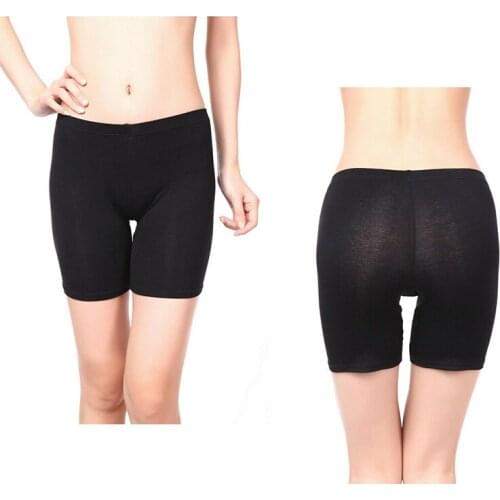 New Lady Comfortable Underwear Four Color Womens High Waist Elastic Safety Under Shorts Safety Shorts Women Breathable 2019