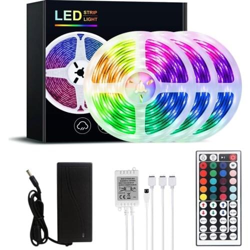 LED Light Strips led lights IR Controller RGB 2835 Decoration led Lamp waterproof Night light Luminous String for wall bedroom