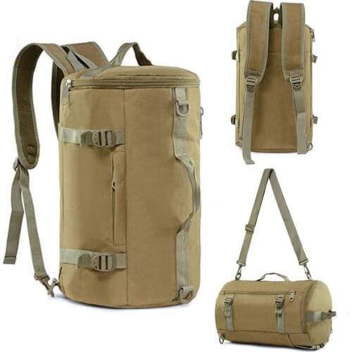 Tactical Molle Backpack Shoulder Bag Ourdoot Travel Camping Handbag Crossbody Gun Bag Pouch Camping Hunting Foldable Bucket Pack