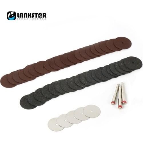 High Quality Practical 1'' Resin cutting disc 40pcs 22mm 5pcs Circular Saw Blades 1/8" Shank 3pcs Fit Dremel Rotary Tools Kit