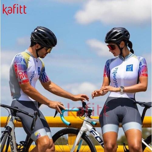 Kafitt new Ladies cycling suits jumpsuits womens bicycle triathlon Lycra made slim sports suit macaquinho ciclismo feminino