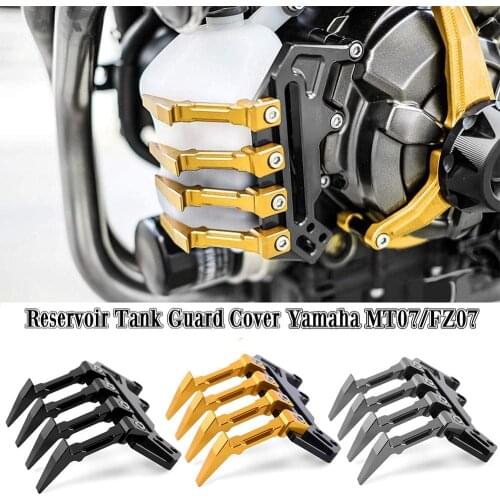 Motorcycle Accessories Reservoir Water Coolant Tank Protector Guard Cover for Yamaha MT07 FZ07 MT FZ 07 2014 2015 2016 2017 2018