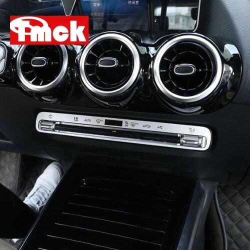For Mercedes Benz A B CLA GLB GLA Class W177 V177 W247 C118 X247 H247 2020+ Car Central Air Conditioning Mode Button Trim Cover