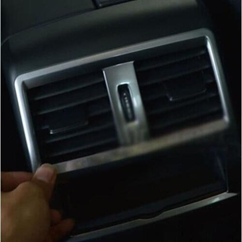 For Mercedes Benz ML GL GLE GLS 1 Set High Quality ABS Chrome Car Armrest Box Rear Air Outlet Cover Trim Car Styling Accessories