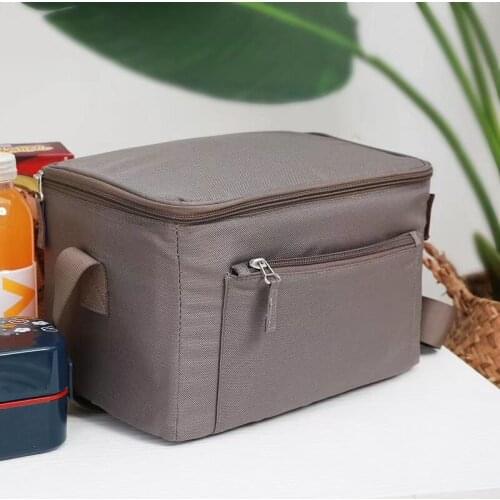 7L leak proof cooler bag thermal lunch picnic box thermos can holder ice pack meal drinks cool vehicle insulation shoulder bag