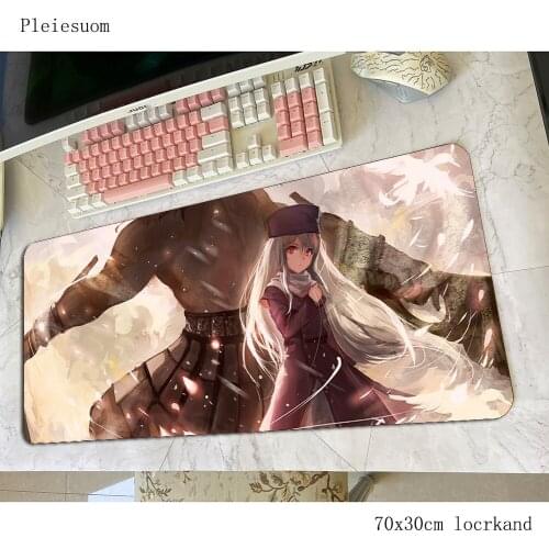 Fate Stay Night mouse pad Colourful Computer mat 70x30cm gaming mousepad large Indie Pop padmouse keyboard games pc gamer desk