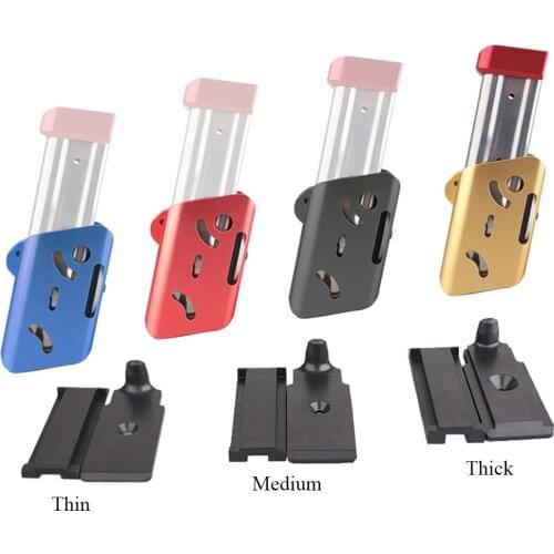 IPSC CNC-B models Holster Airsoft Aluminium 360 Degrees Rotate Magazine Pouch For Glock BD6280