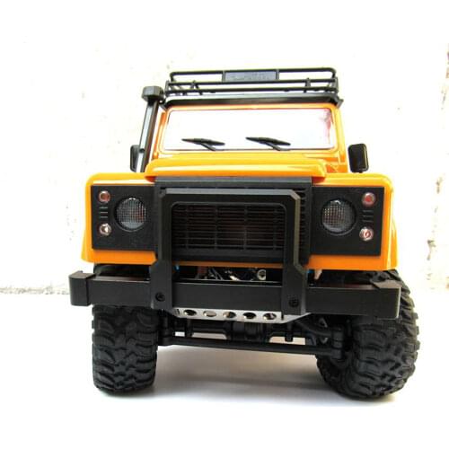 Metal Front Bumper for MN Model D90 D91 D99S RC Car Anti-collision Guard with Door-shaped Bar Protective Plate Upgrade Parts