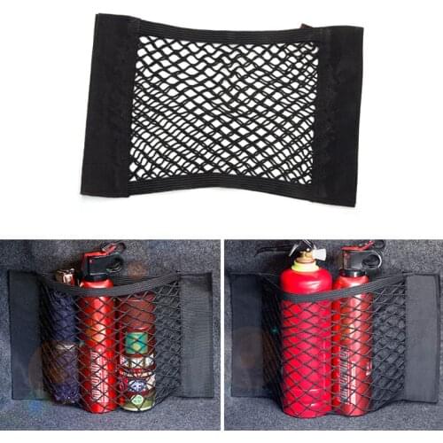 Auto Organizer Seat Back Bag Stowing Tidying Universal Car Organizer Net Mesh Trunk Goods Storage Car Storage Bag 39*24CM