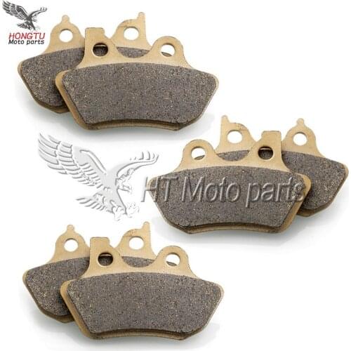 Motorcycle Front Rear Brake Pads For Harley Touring Electra Street Glide Dyna Sportster XL 1200S FXDX FLHR 2000-2007 FLHTC