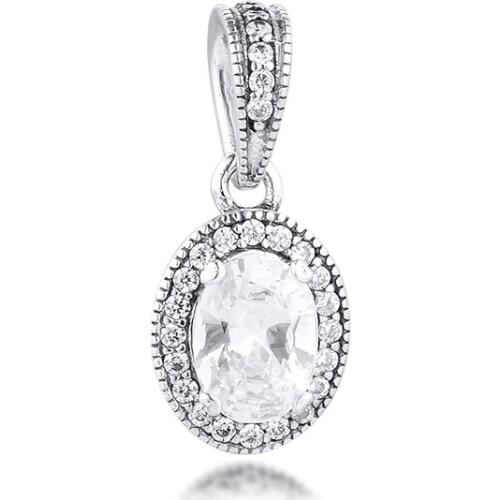 Fits Pandora Bracelet Real 925 Sterling Silver Vintage Elegance Pendant Charm Metal Beads for Jewelry Making Party Gift kralen