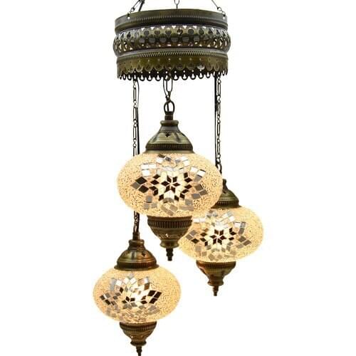Authentic 3'Lü Ceiling Pendant Lamp Chandelier Mosaic Lamp Night Lamp