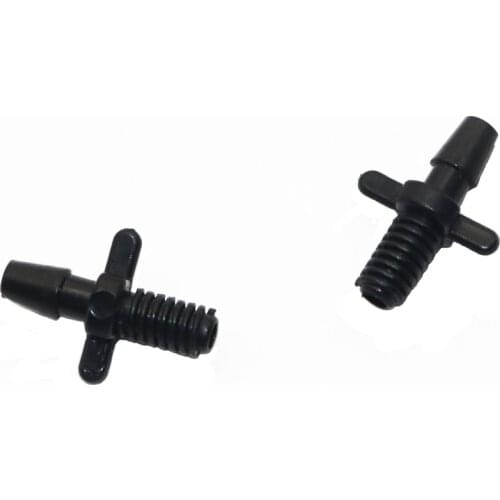 50 Pcs 3/5mm Hose Barbed M5 Thread Connector Garden Drip Irrigation Plants Flower Bonsai Watering Joints Pipe Fittings