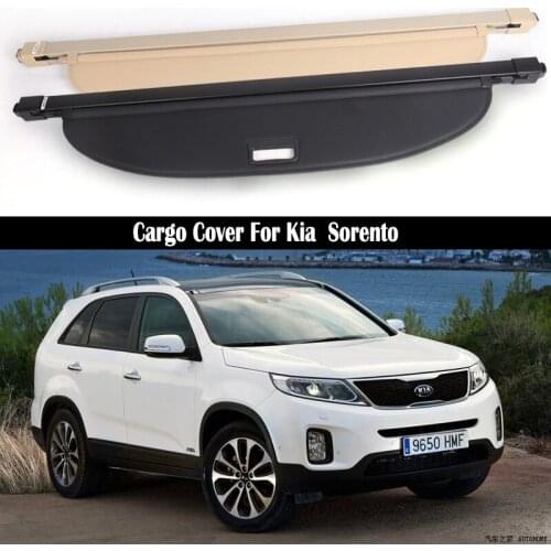 Rear Cargo Cover For KIA Sorento 2013 2014 privacy Trunk Screen Security Shield shade Auto Accessories