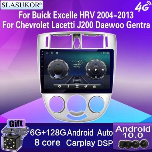 10.1” For Chevrolet Lacetti BUICK Excelle Hrv Daewoo Gentra 2004-2013 Android 10 Car Radio Stereo Receiver Audio For Carplay BT