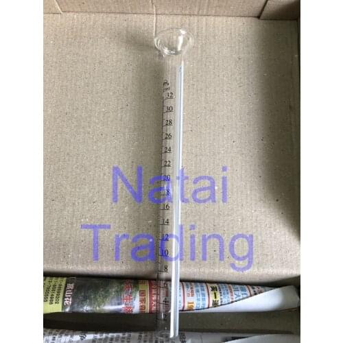32ml glass measuring cylinder for diesel injection pump test bench spare part
