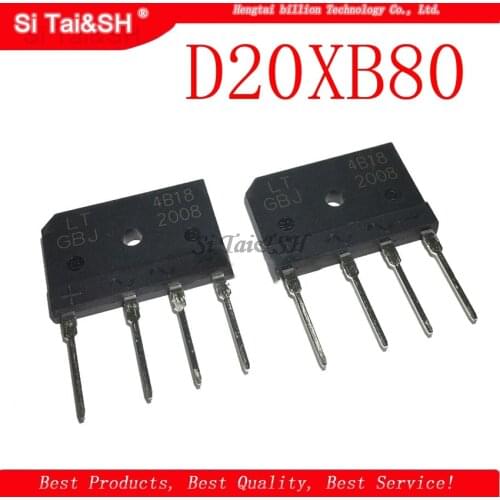 5pcs/lot import D20SB80 D20XB80 GBJ2008 induction cooker rectifier bridge pile