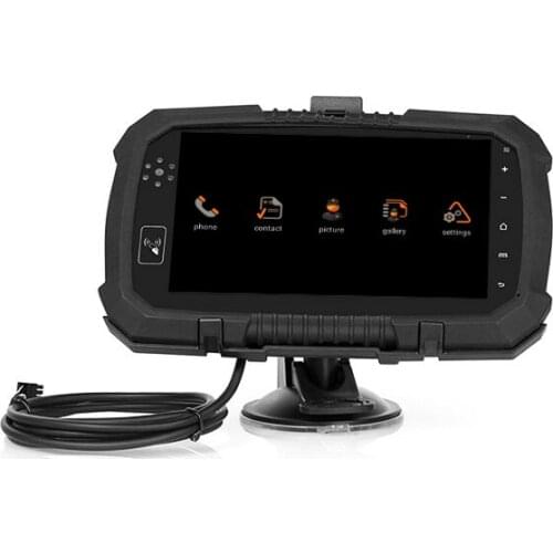 7 inch IP54 Vehicle Android Mobile Data Terminal MDT 4G LTE GPS WIFI BT4.2 LE RS232 Camera Battery for Taxi Dispatch