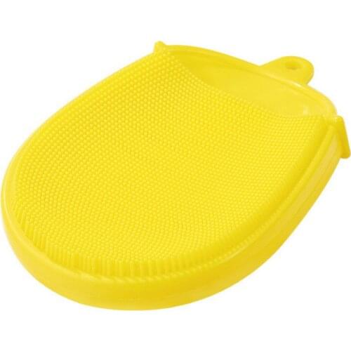Infant Silicone Bath Massage Brush Massage Silicone Exfoliating Facial Deep Soft Cleansing Bath Brush
