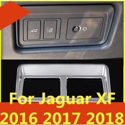 For Jaguar XF 2016 2017 2018 Trunk door Electric tailgate button knob switch decorative frame sticker cover trim decoration