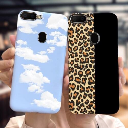 For Oppo A12 A5S Case OppoAX5s Soft Silicon Leopard Painted Back Cover For OPPO A7 AX7 A7N OPPOA5s Case A 5S A 7 Cover A 12 Capa