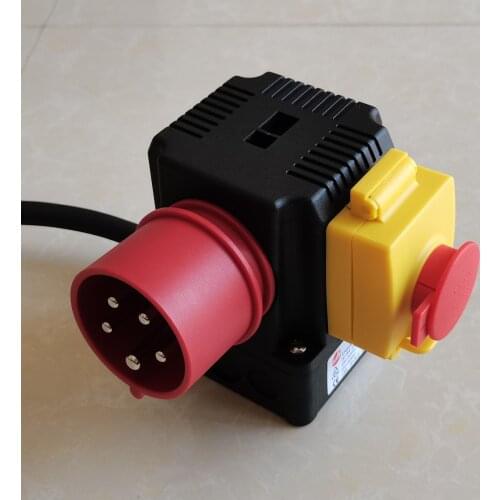 KEDU electromagnetic switch European switch-plug combination Three phase industrial emergency stop button switch KOA1L AC400V CE