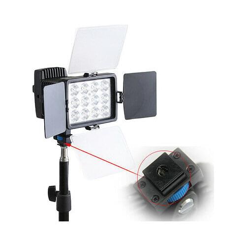 JINTU LED-1040A Camera Video Camcorder DV Light + Battery + IR Remote For SLR Camera