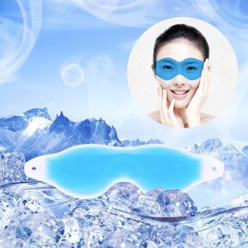 Summer Cool Ice Eyeshade Eye Mask Sleep Headache Relief Goggles Eye Gel Ice goggles Blindfold 2017 Hot Selling