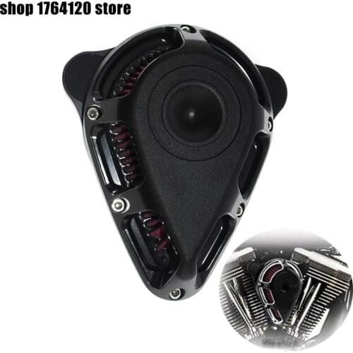 Motorcycle Turnable Air Cleaner Triangle Air Filter For Harley Sportster 883 1200 XL Touring Street Road Glide Softail Dyna