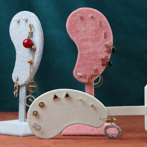 2021 New Fashion Earring Display Stand Ear-shaped Ear Clip Stud Jewelry Display Stand