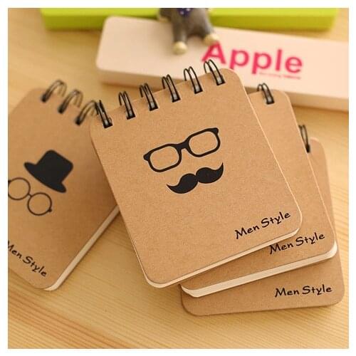 New Fashion Men Style Notebook,Creative Notepad Business Diary Office Student Portable Cotebook Creative Recording