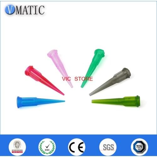 High Quality 1000Pcs 14G-25G TT Plastic Luer Lock Glue Dripping Dispenser Needle Dispensing Plastic Needle