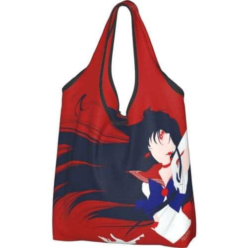 Pink Sailor Princess (2) Canvas Bag Woman Shoulder Bag Japanese Anime Chibi Ins tote Bag