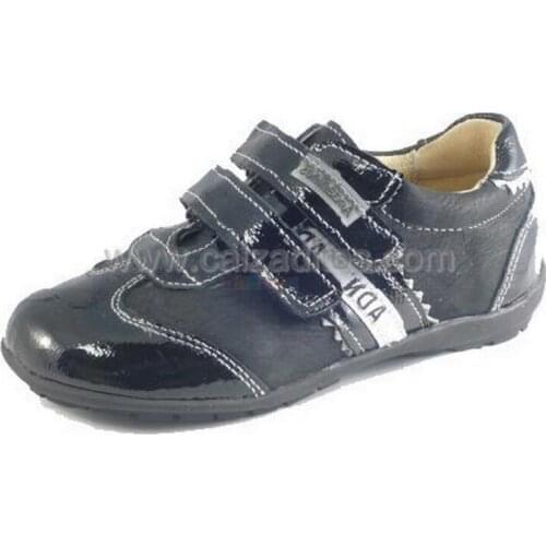 Sports leather and patent leather black, Andanines