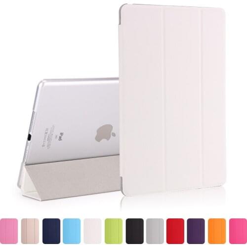 Ultra-thin Smart Case for iPad 9.7'' New 2017 Flip PU Smart Cover Case Magnet Auto Sleep/Wake up Silicone Soft Back Cover Stand