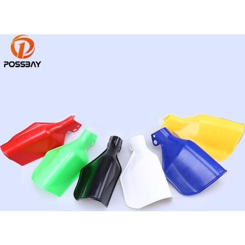 POSSBAY 7/8'' 22mm Universal Motorcycle Hand Guards Motocross Protectors Handguards for Honda Motorbike Bike Protective ATV