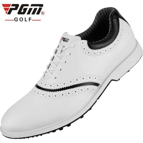 PGM White Brock Style Waterproof Anti-skid Men Golf Shoes