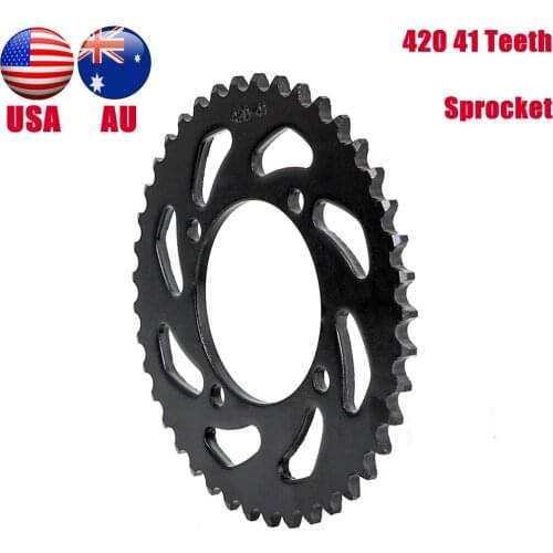 420 41T 76mm Rear Chain Sprocket Cog For 110cc 125cc 140CC Pit Pro Trail DIRT Bike Thumpstar ATV Quad
