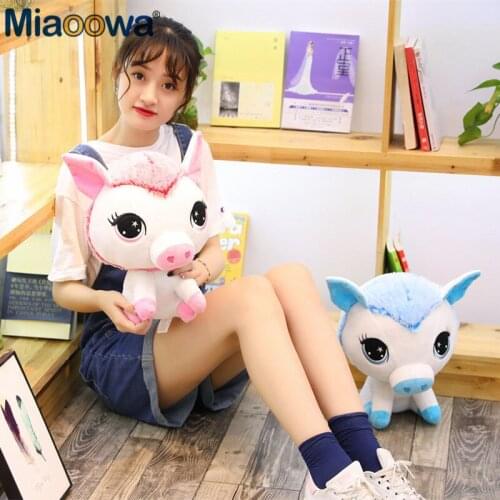 1pc 35cm Creative Kawaii Plush Pig Doll Cute Stuffed Animal Chinese Zodiac Lucky Pig Plush Toys for Children Valentine Gift