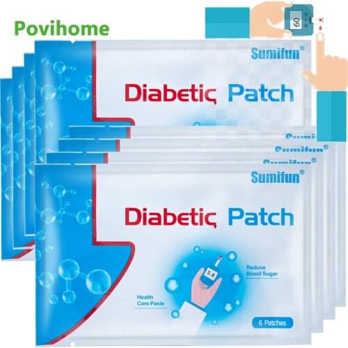 12/18pcs Sumifun Relieve Diabetic Patch Hypoglycemic Patch Natural Herbal Patch Stabilizes Blood Sugar Level Diabetes Plaster