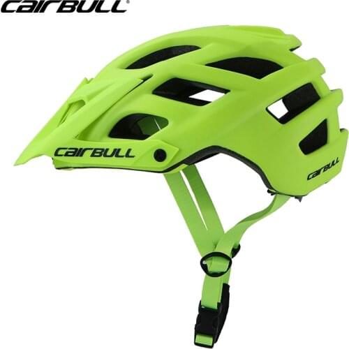 2020 Cairbull TRAIL RS EVO Bicycle Helmet IXS OFF-Road MTB Helmet with Visor 55-61cm Sports Safety TRAIL XC Cycling Helmet Green