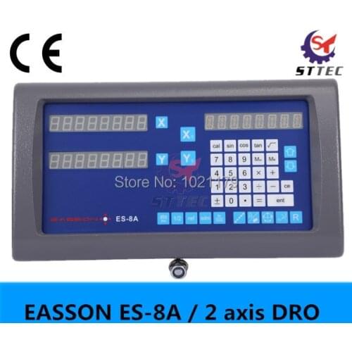 Free shipping 2 axis Easson digital readout dro ES-8A for lathe,Miller,Borer,Grinder, EDM, Wirecut machine