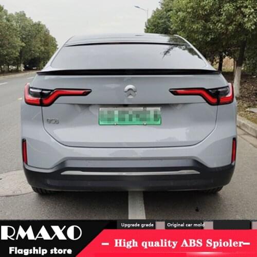 For NIO EC6 Spoiler 2021-2022 NIO EC6 Spoiler ABS plastic Material Car Rear Wing Color Rear Spoiler