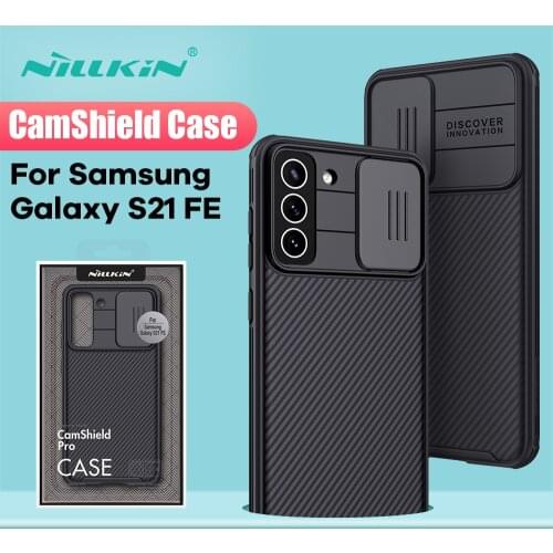 For Samsung Galaxy S21 FE Case NILLKIN CamShield Pro Slide Camera Protection Back Cover For Samsung Galaxy S21 FE Phone Cover