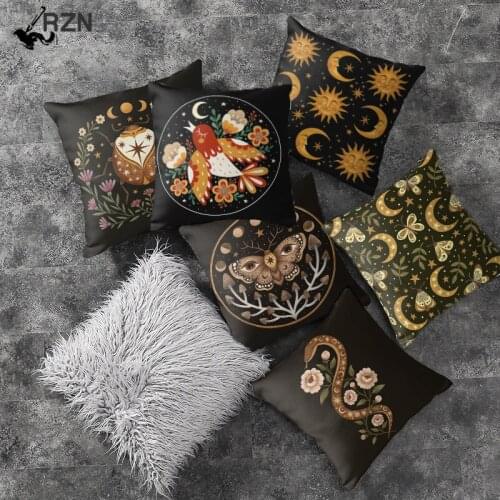 Nordic Cushion Cover Black Pillow Cover For Living Room Sofa 18x18 Decoration Pillow Case Christmas Decoration for Home Decor